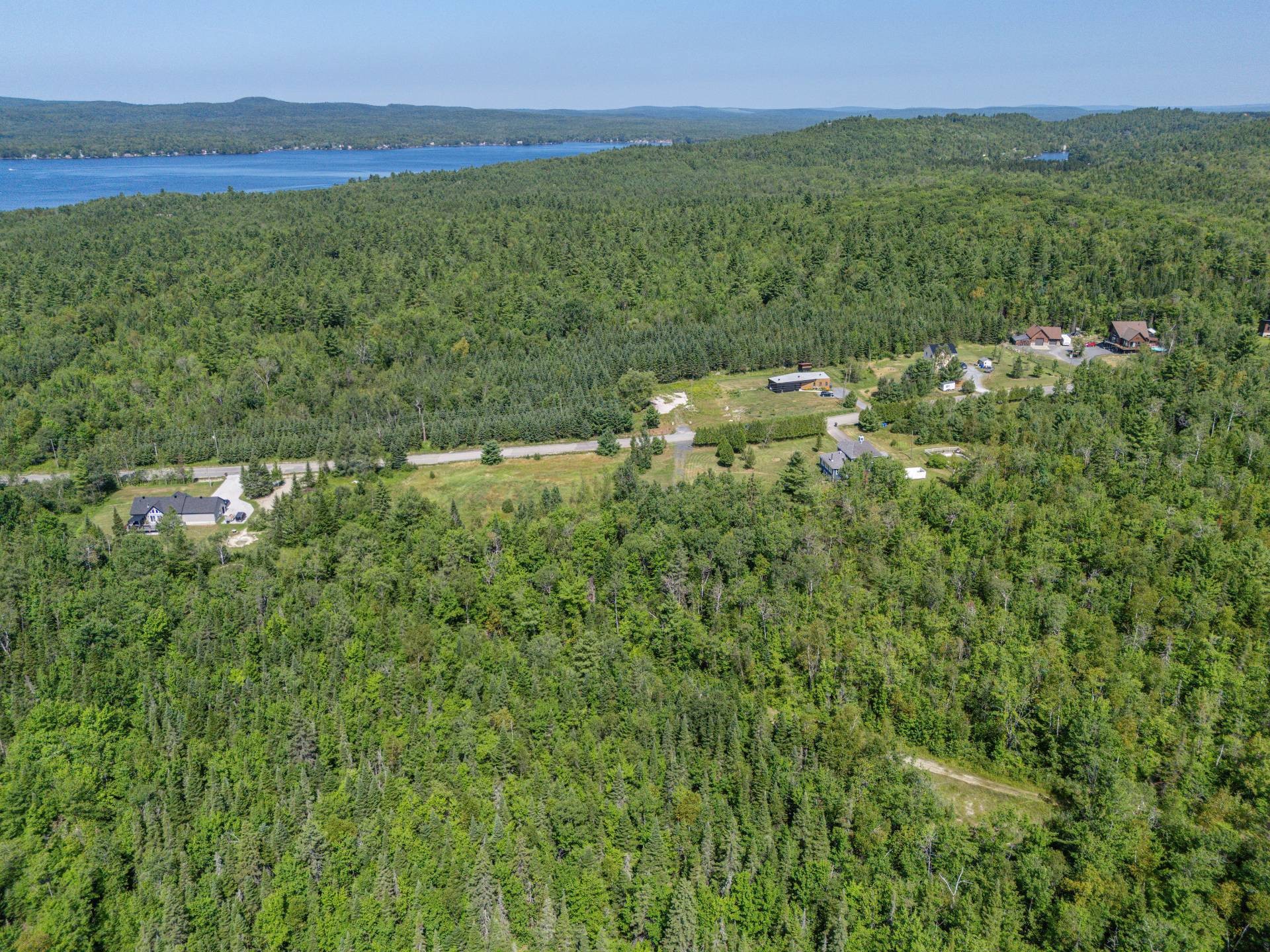 Aerial View - Ch. Bouffard, Saint-Denis-De-Brompton, QC