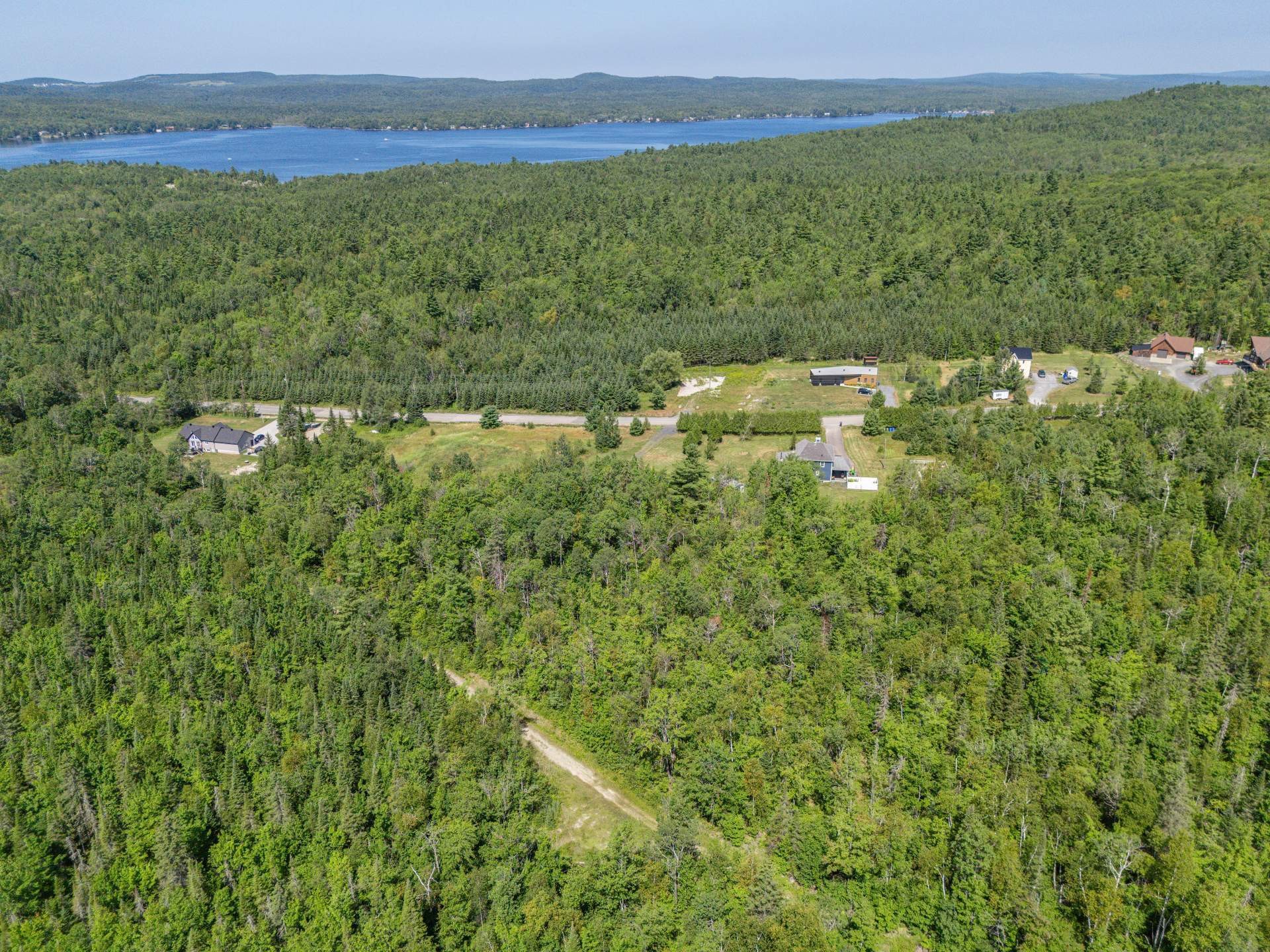 Aerial View - Ch. Bouffard, Saint-Denis-De-Brompton, QC