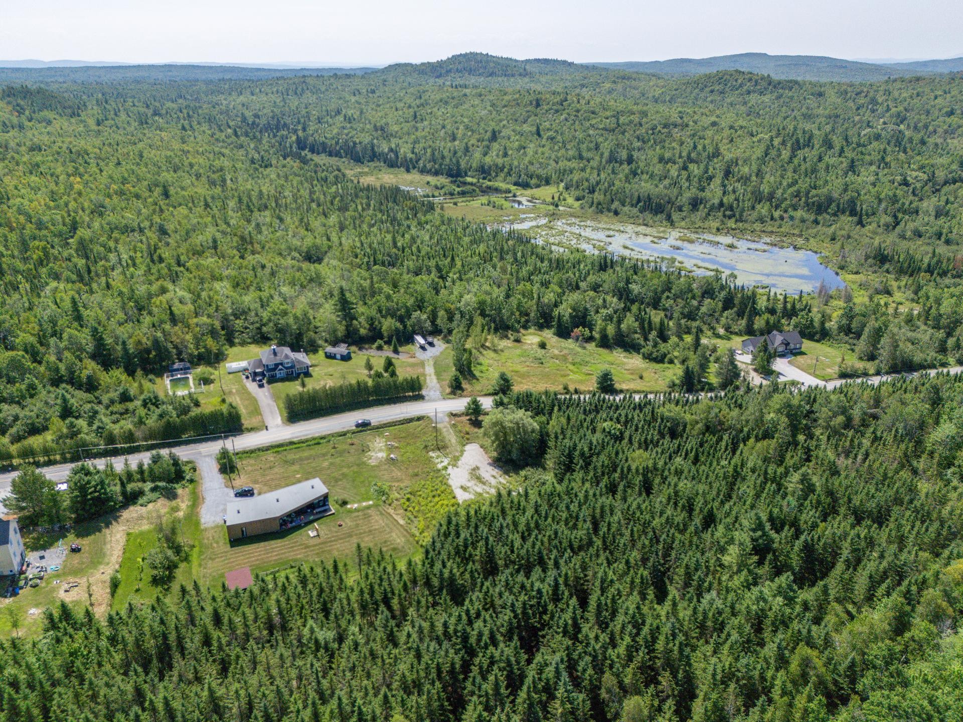 Aerial View - Ch. Bouffard, Saint-Denis-De-Brompton, QC