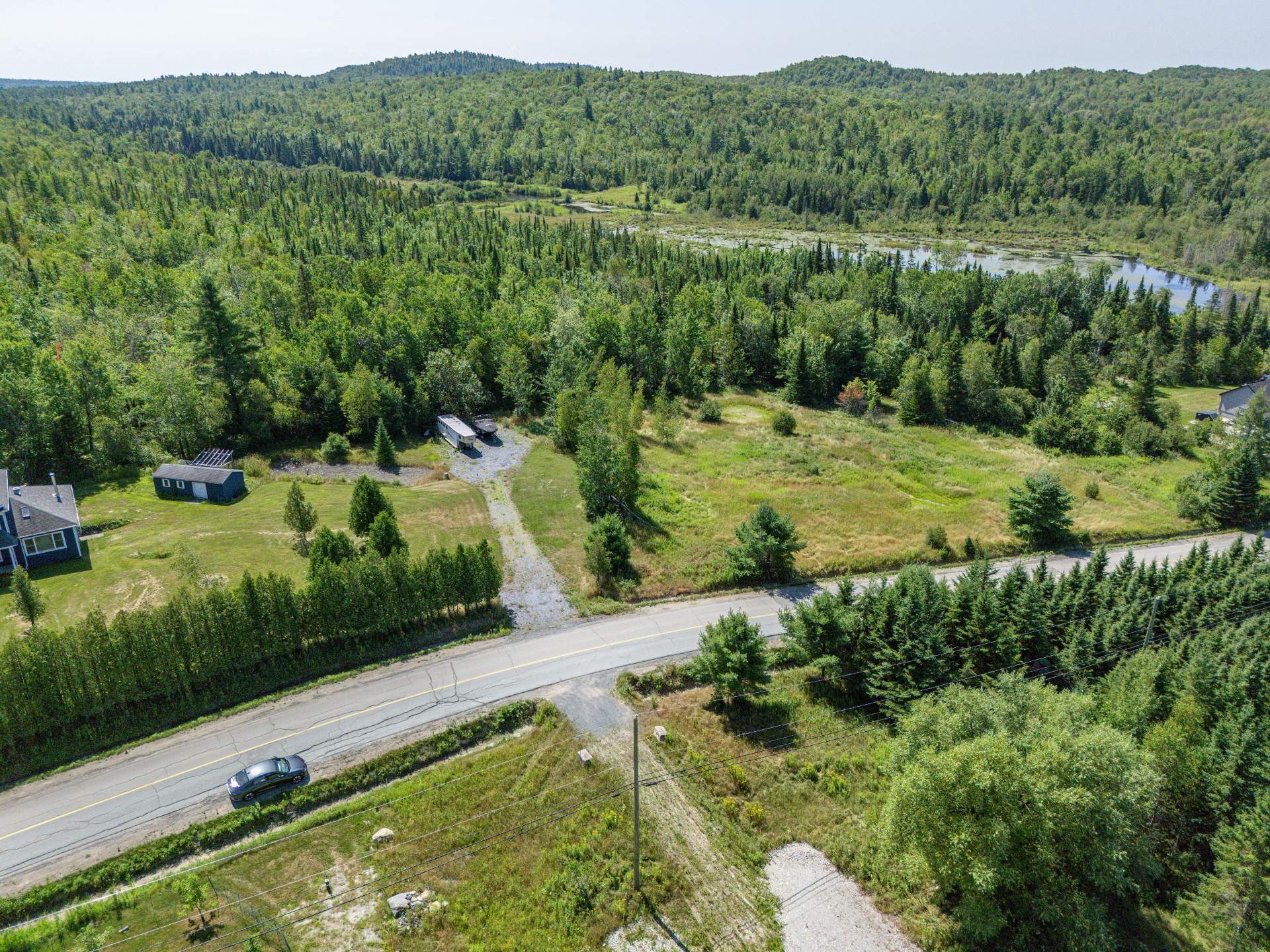 Aerial View - Ch. Bouffard, Saint-Denis-De-Brompton, QC