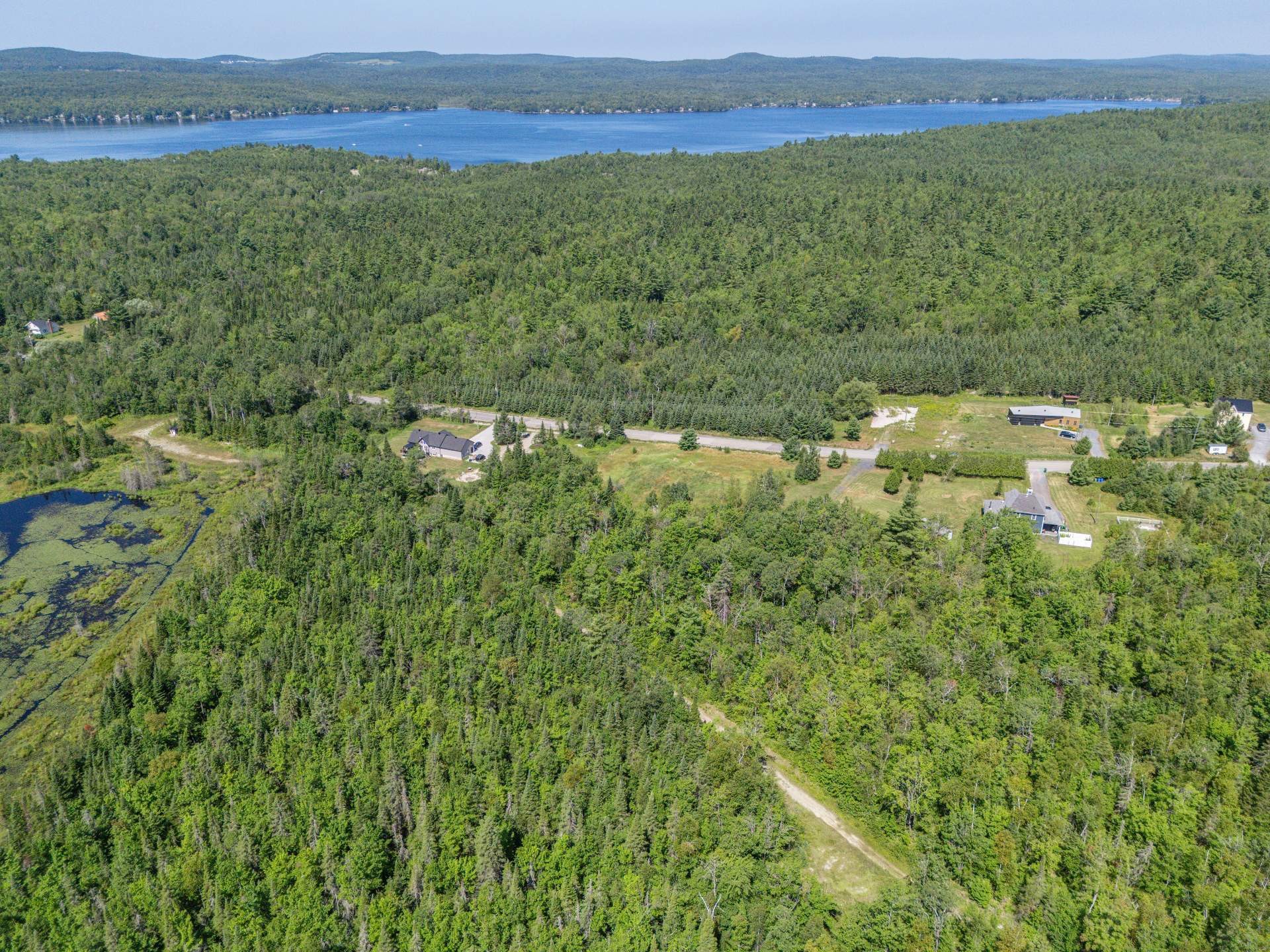 Aerial View - Ch. Bouffard, Saint-Denis-De-Brompton, QC