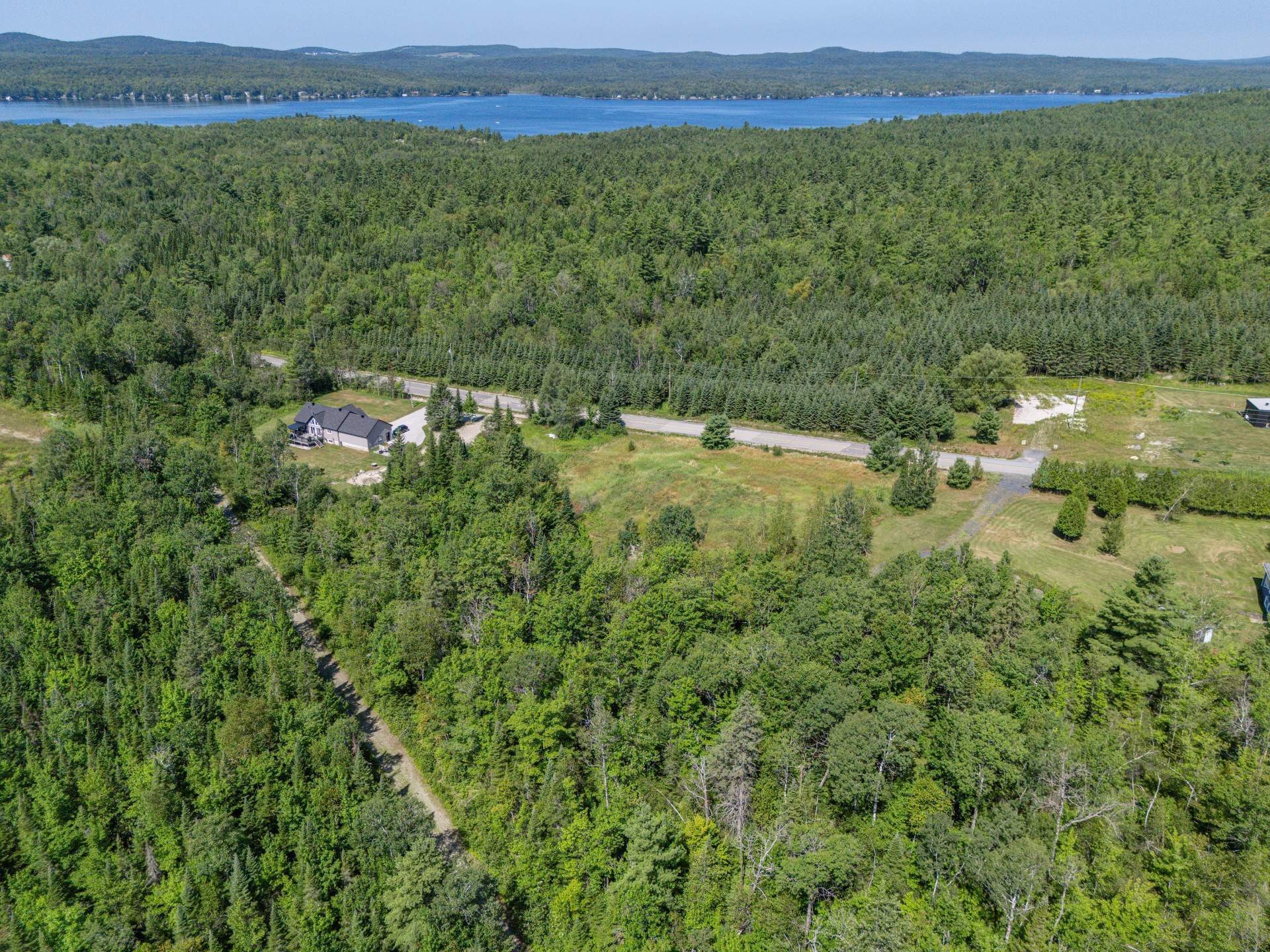 Aerial View - Ch. Bouffard, Saint-Denis-De-Brompton, QC