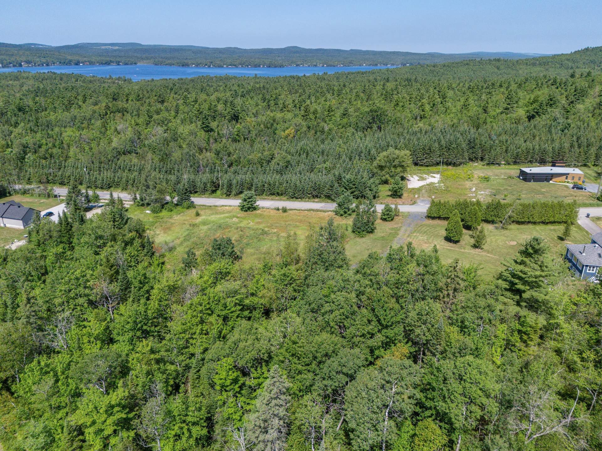 Aerial View - Ch. Bouffard, Saint-Denis-De-Brompton, QC