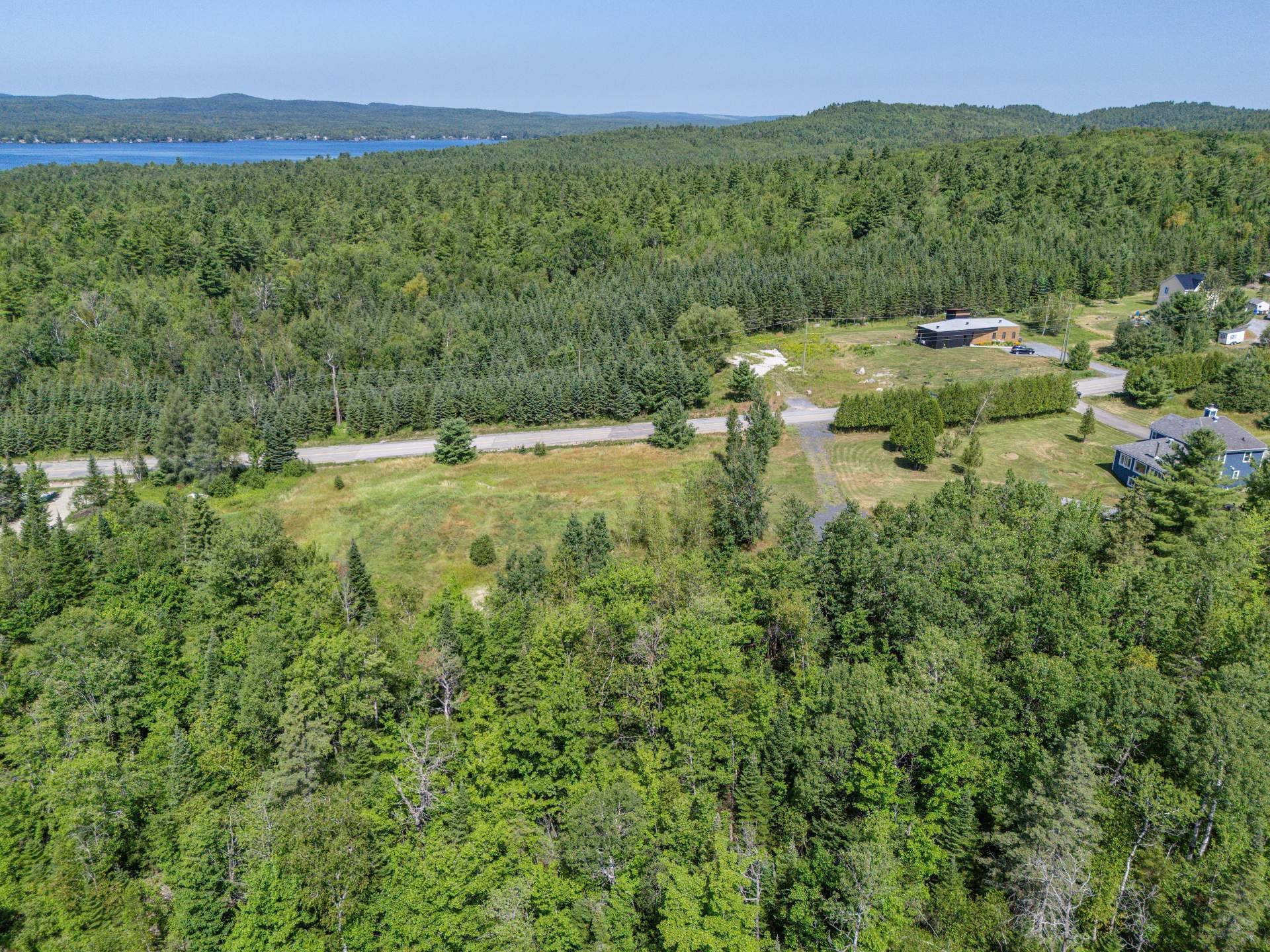 Aerial View - Ch. Bouffard, Saint-Denis-De-Brompton, QC