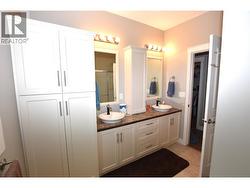 ensuite with lots of storage -
