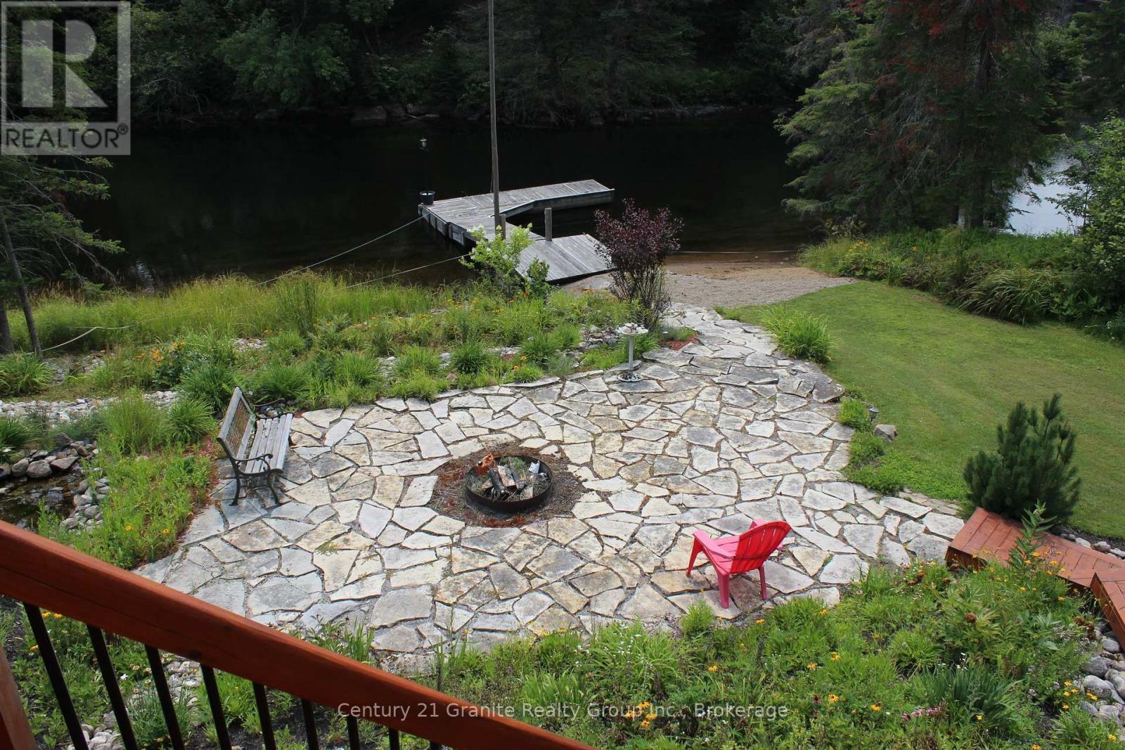 Firepit patio - 1082 Green Lake Road, Algonquin Highlands (Stanhope), ON - Outdoor