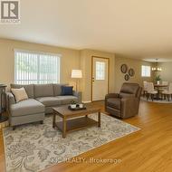 living room virtually staged -
