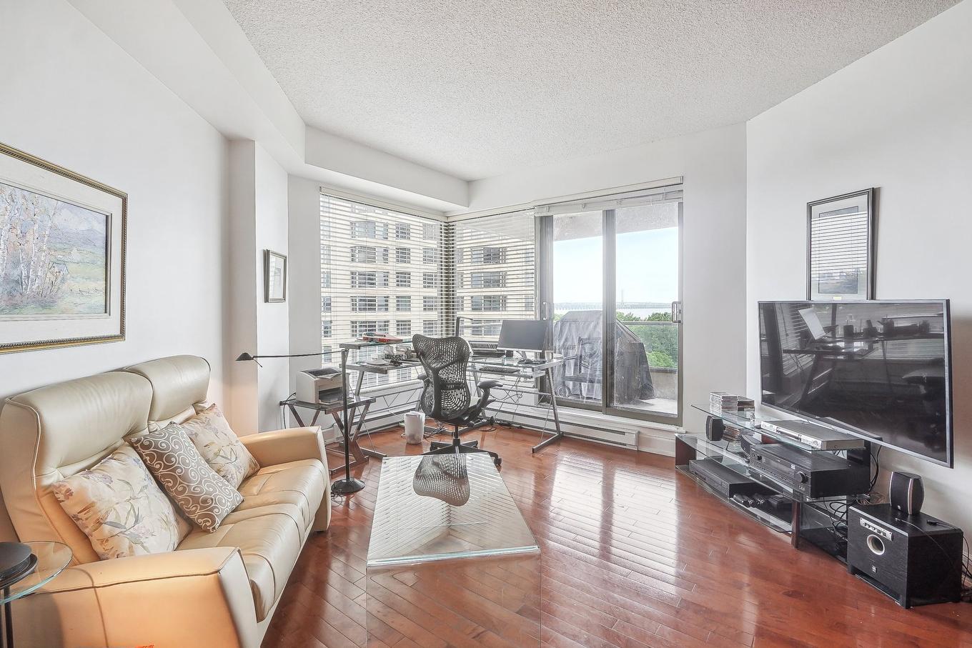 Salon - 807-300 Av. Des Sommets, Montréal (Verdun/Île-Des-Soeurs), QC - Indoor Photo Showing Living Room