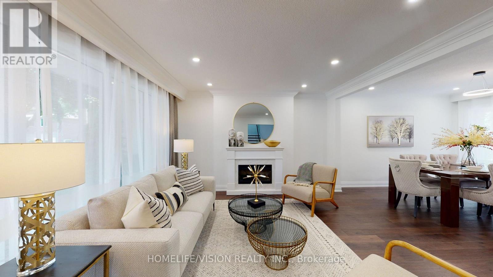 12 Flaremore Crescent, Toronto, ON - Indoor With Fireplace