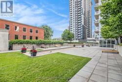 Grand terrace... public space but very quiet -