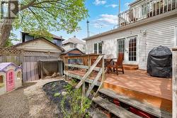 large back deck off of family room -