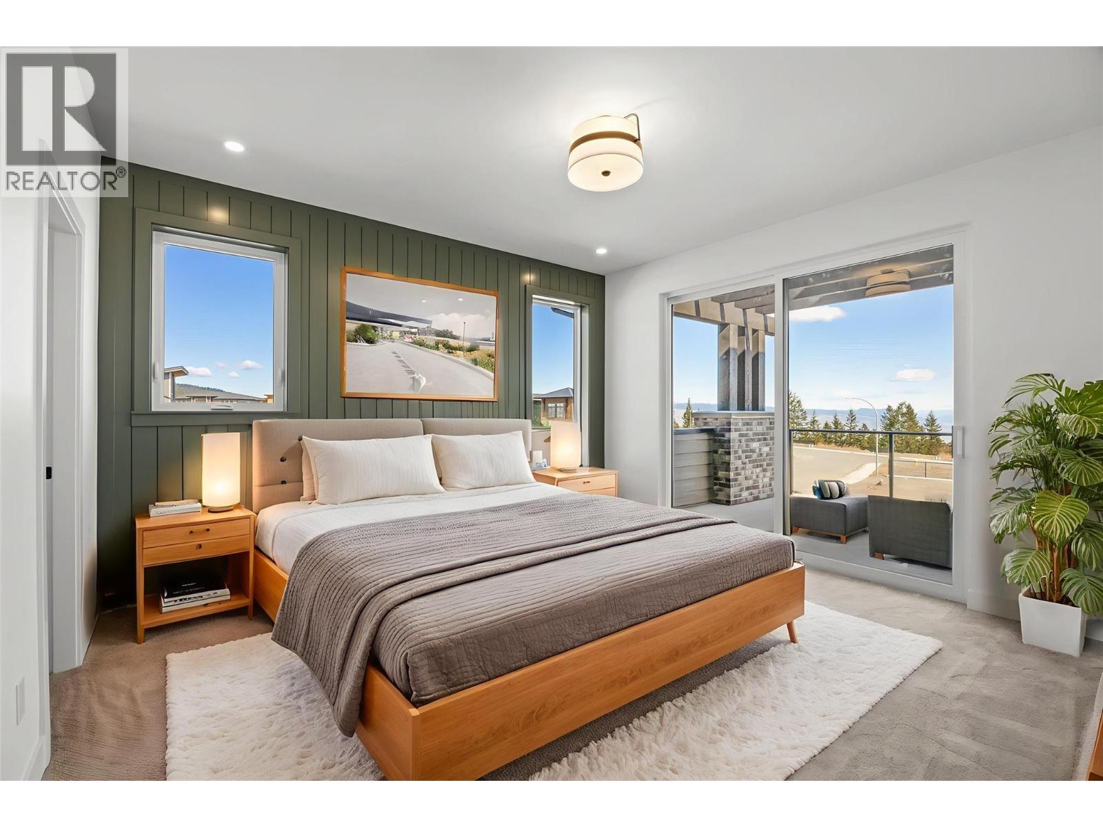 This photo was virtually staged. - 1298 Brechin Place, Kamloops, BC - Indoor Photo Showing Bedroom