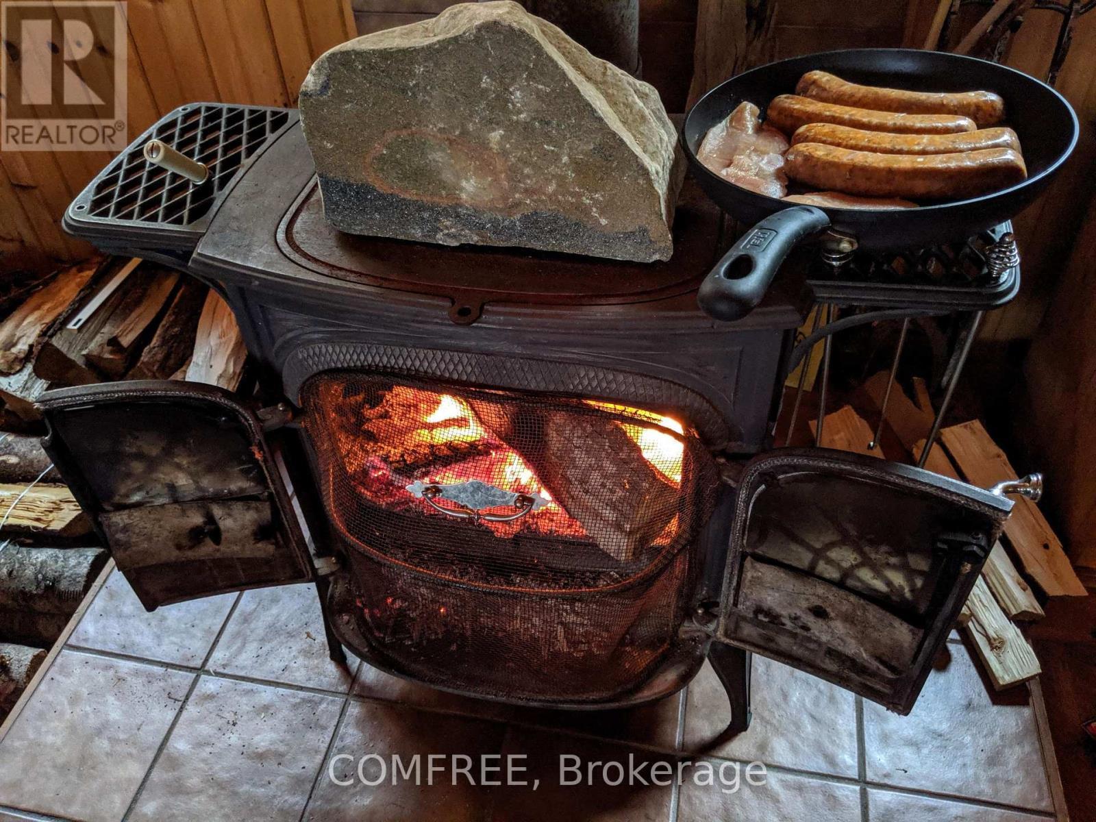 299 Sherwood Drive, Perry, ON - Indoor With Fireplace