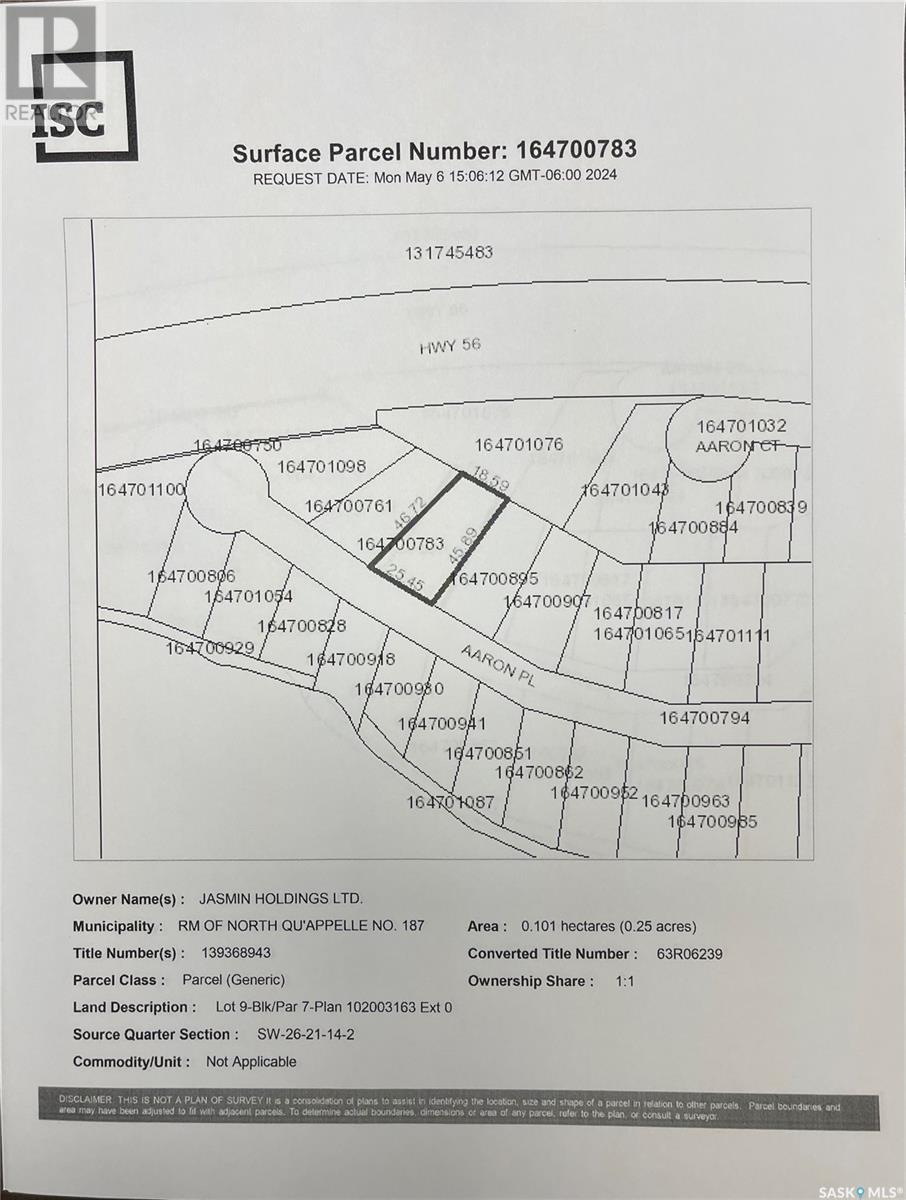 49 Aaron Drive, North Qu'Appelle Rm No. 187, SK