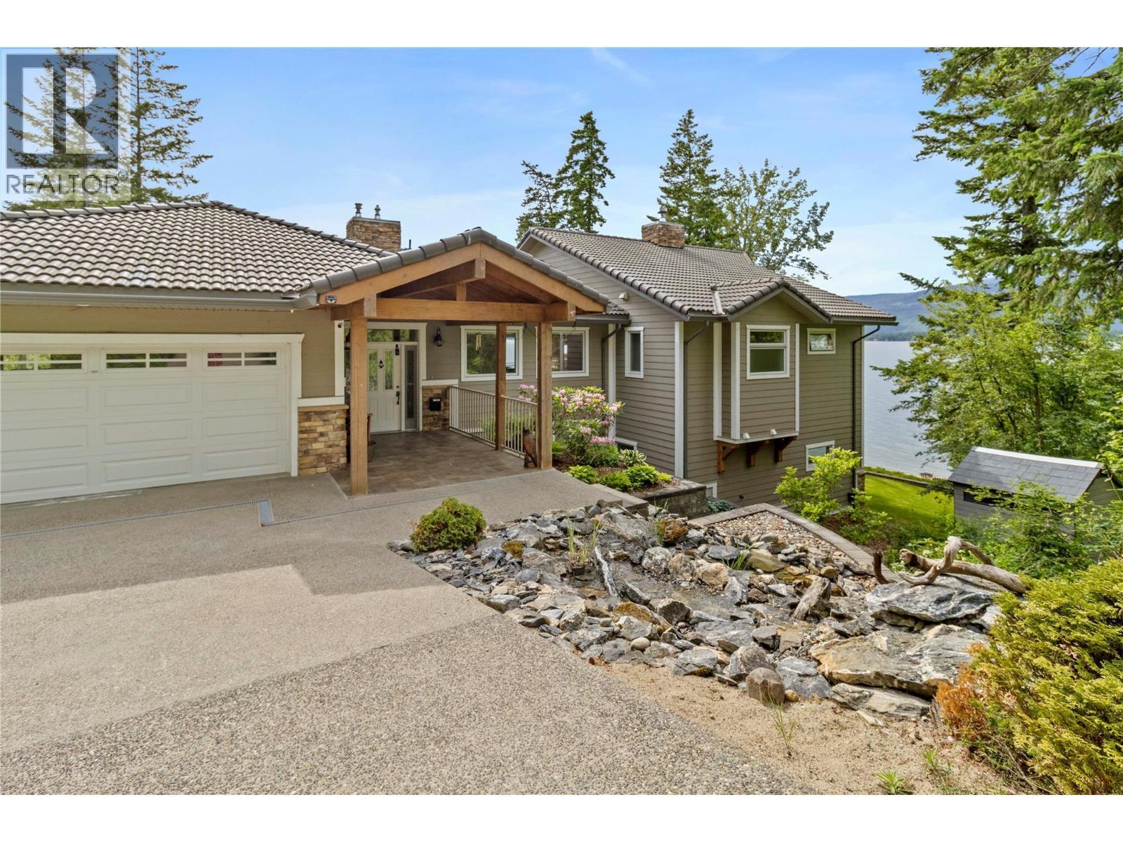 3011 Durham Road, Blind Bay, BC - Outdoor With Facade