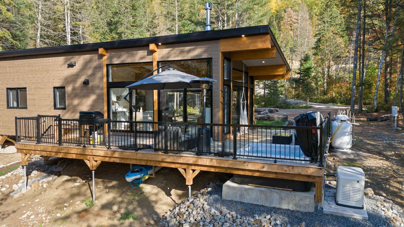 Patio - 50 Rue Des Cougars, Saint-Côme, QC - Outdoor With Deck Patio Veranda