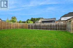 Fenced back yard -