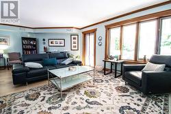 bright living area with a great view -