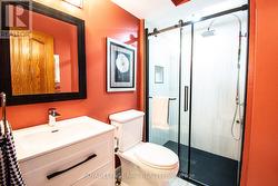 updated 3 piece main bathroom -