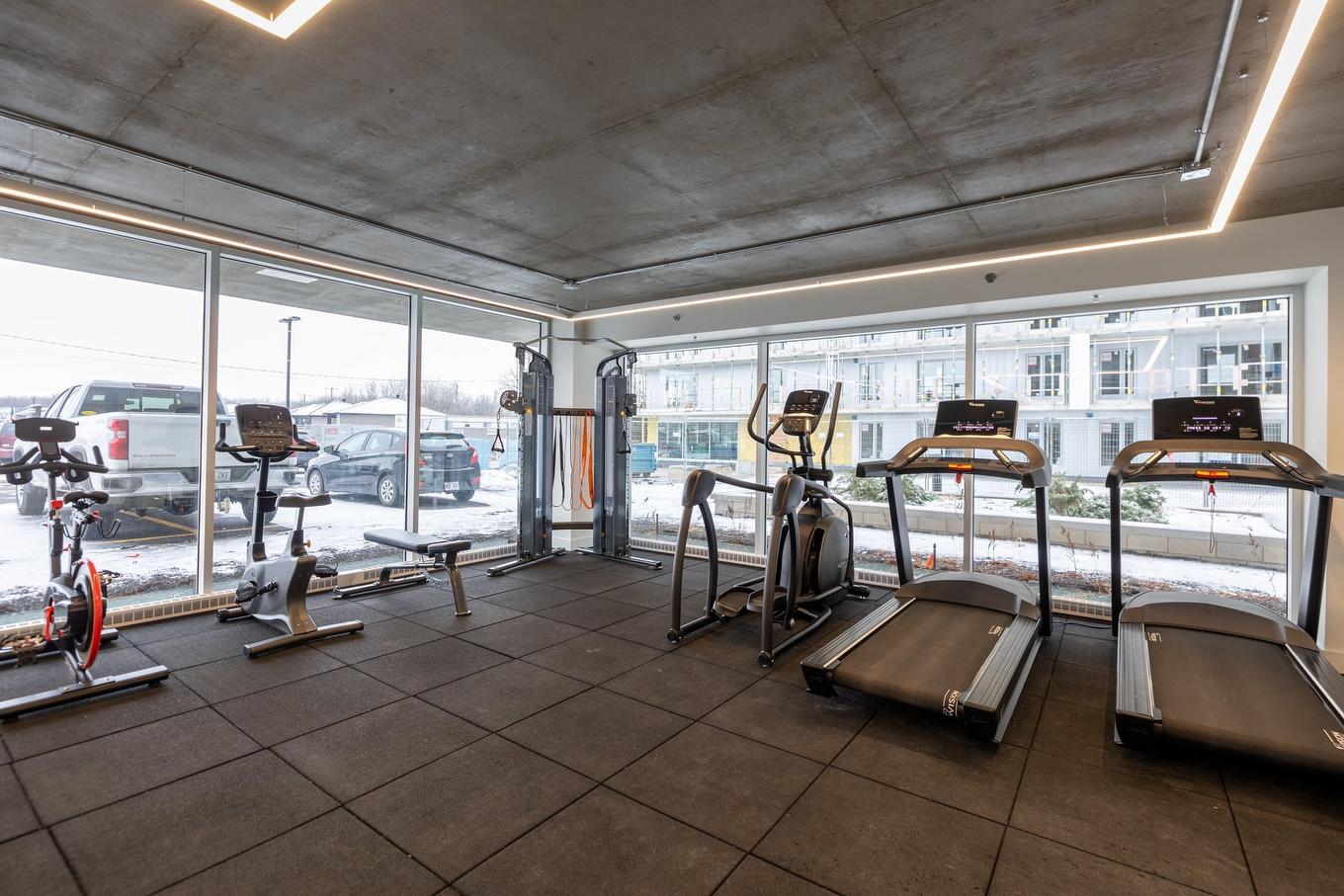 Salle d'exercice - 316-170 Rue Principale, Saint-Zotique, QC - Indoor Photo Showing Gym Room