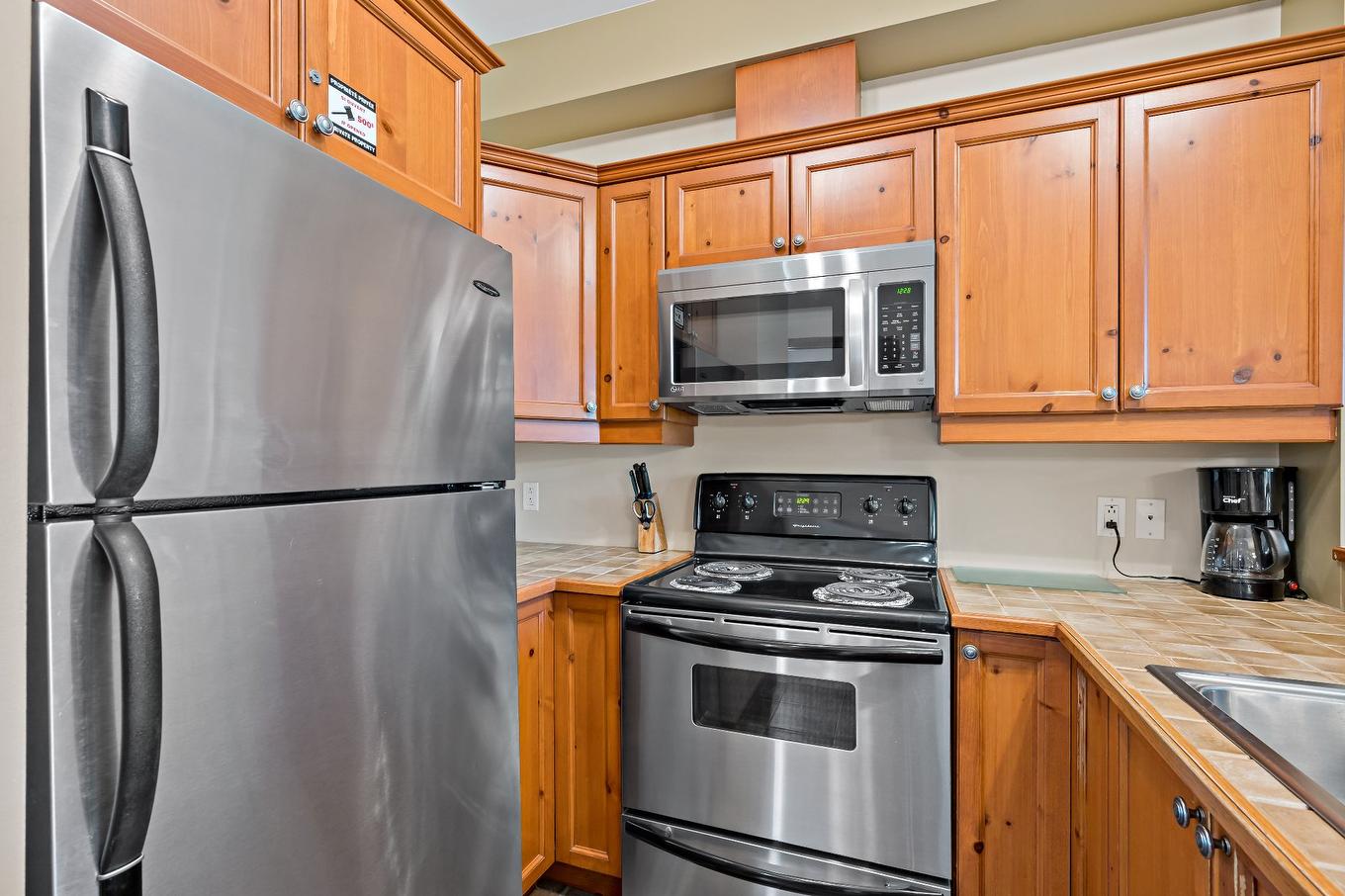 Kitchen - 7-225 Rue Du Mont-Plaisant, Mont-Tremblant, QC - Indoor Photo Showing Kitchen