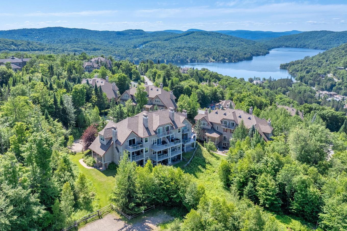 Aerial photo - 7-225 Rue Du Mont-Plaisant, Mont-Tremblant, QC - Outdoor With Body Of Water With View