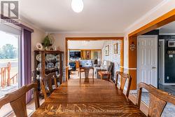 Dining room open to Living Room and Kitchen -