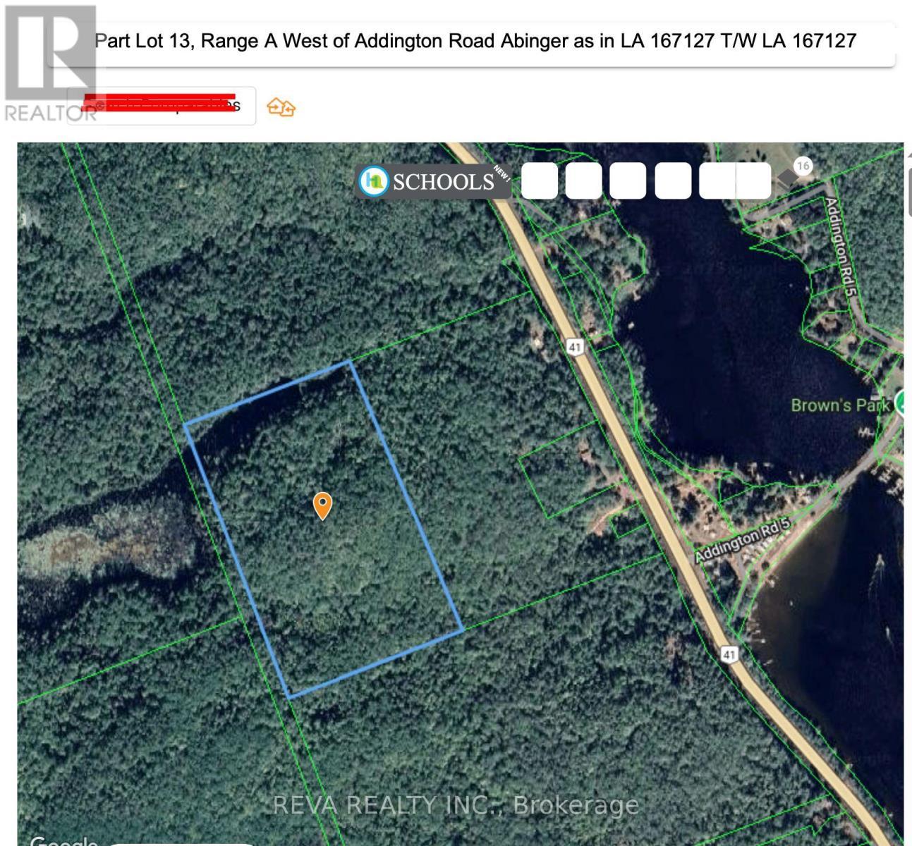 Lot 13 Addington Highlands, Addington Highlands (Addington Highlands), ON