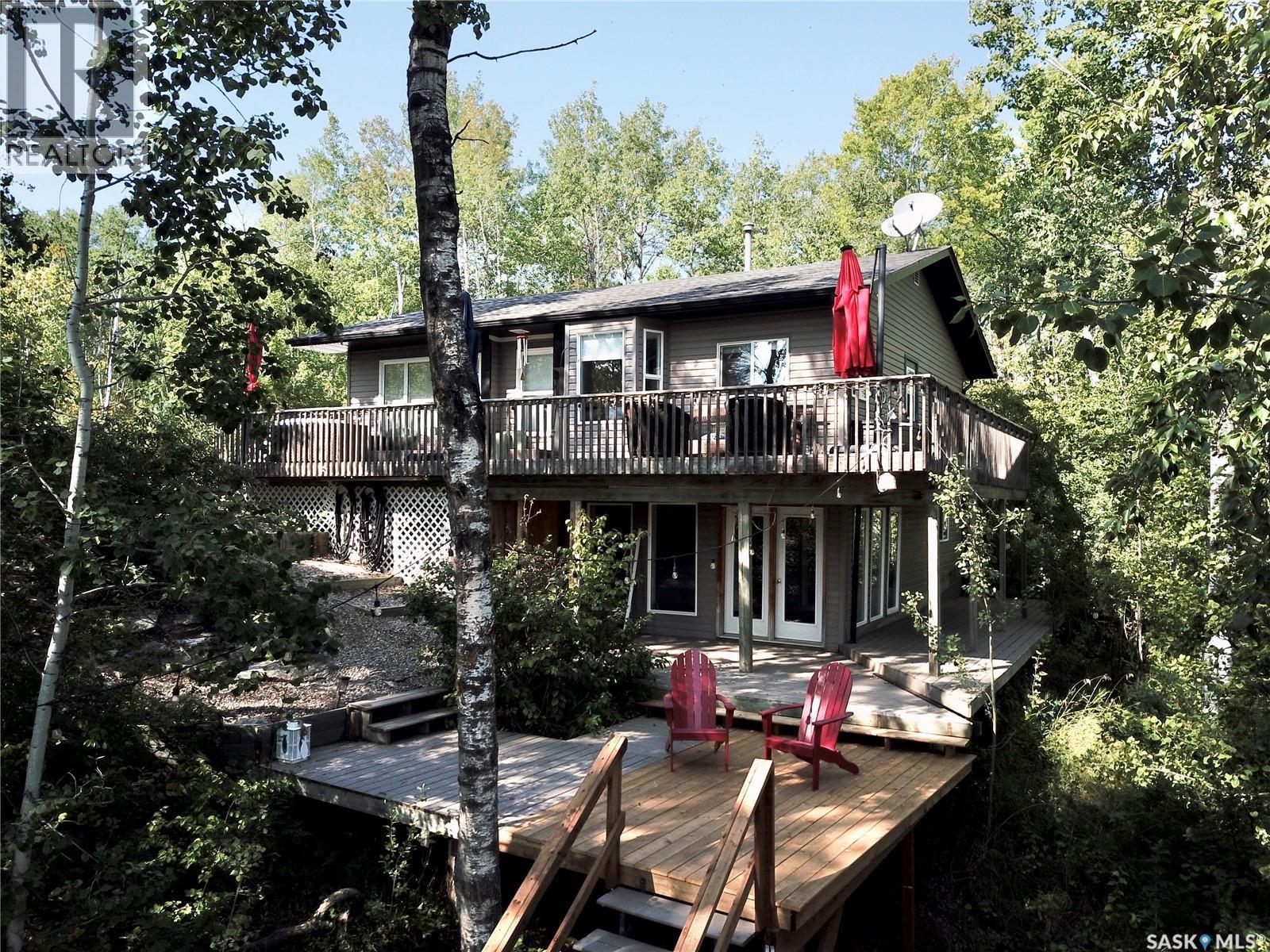 100 Misty Bay Drive, Big Shell, SK - Outdoor With Deck Patio Veranda