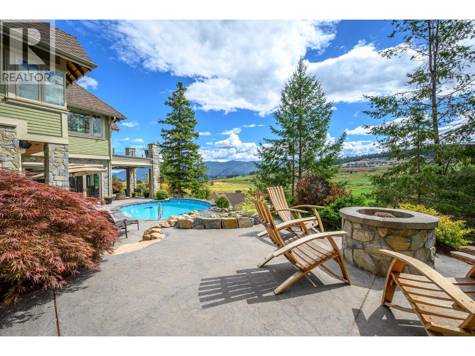 602 Falcon Point Way, Vernon, BC - Outdoor With In Ground Pool