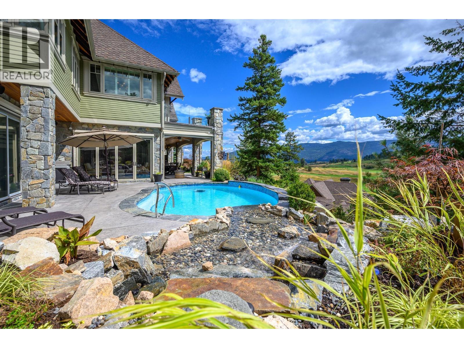 602 Falcon Point Way, Vernon, BC - Outdoor With In Ground Pool