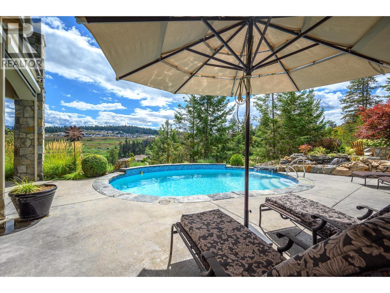 602 Falcon Point Way, Vernon, BC - Outdoor With In Ground Pool With Deck Patio Veranda