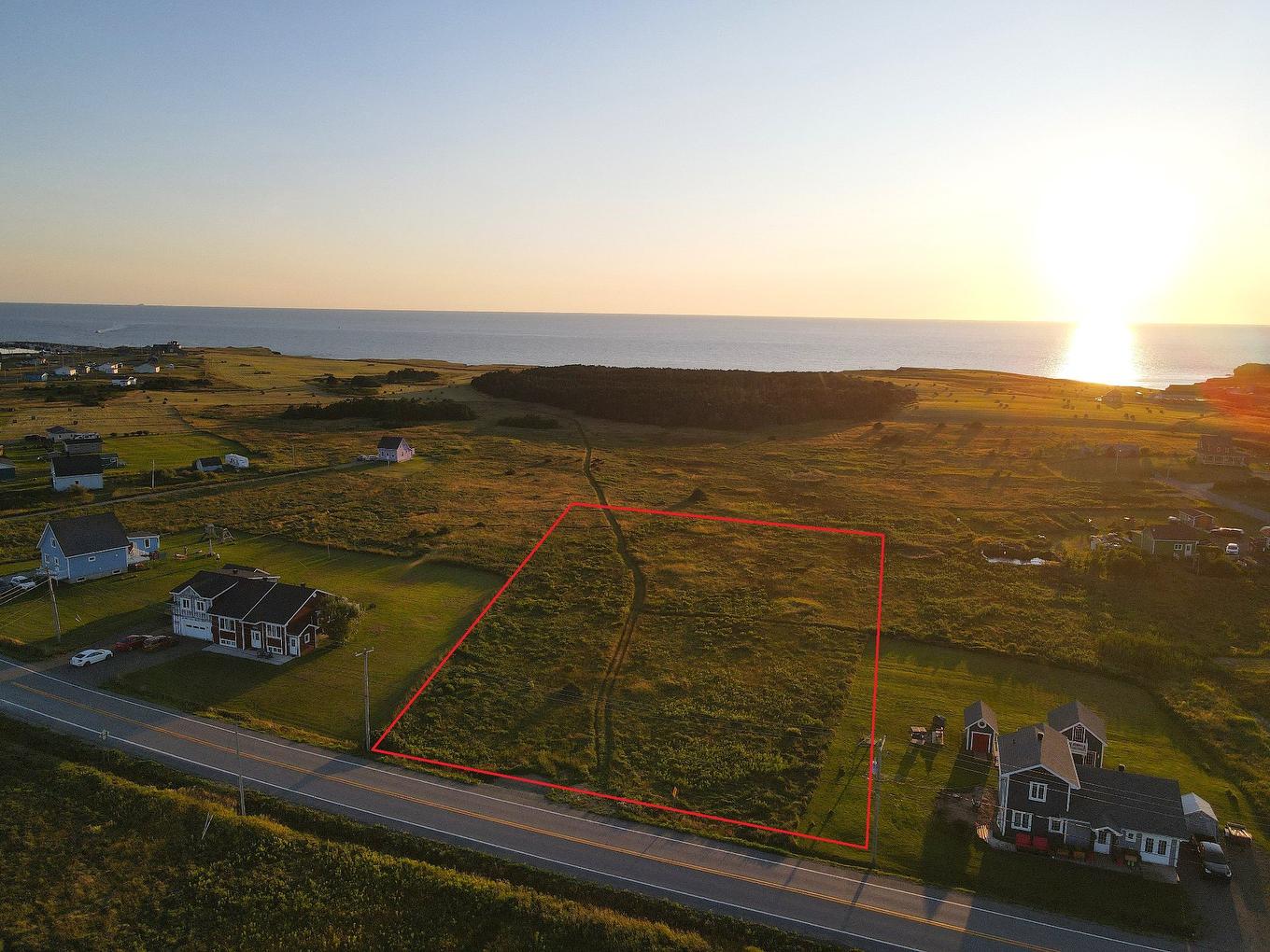 Aerial photo - Ch. Des Caps, Les Îles-De-La-Madeleine, QC