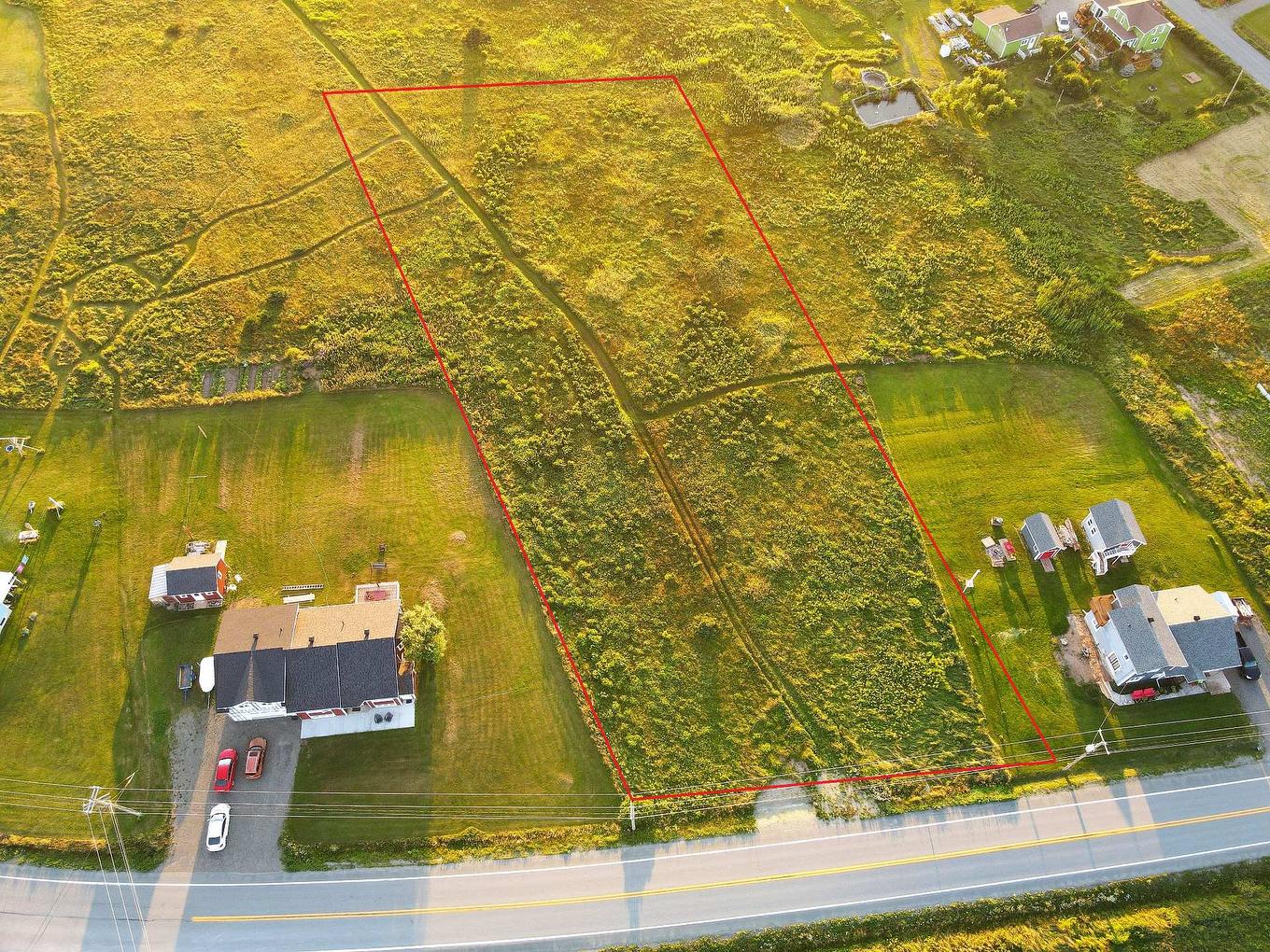 Aerial photo - Ch. Des Caps, Les Îles-De-La-Madeleine, QC