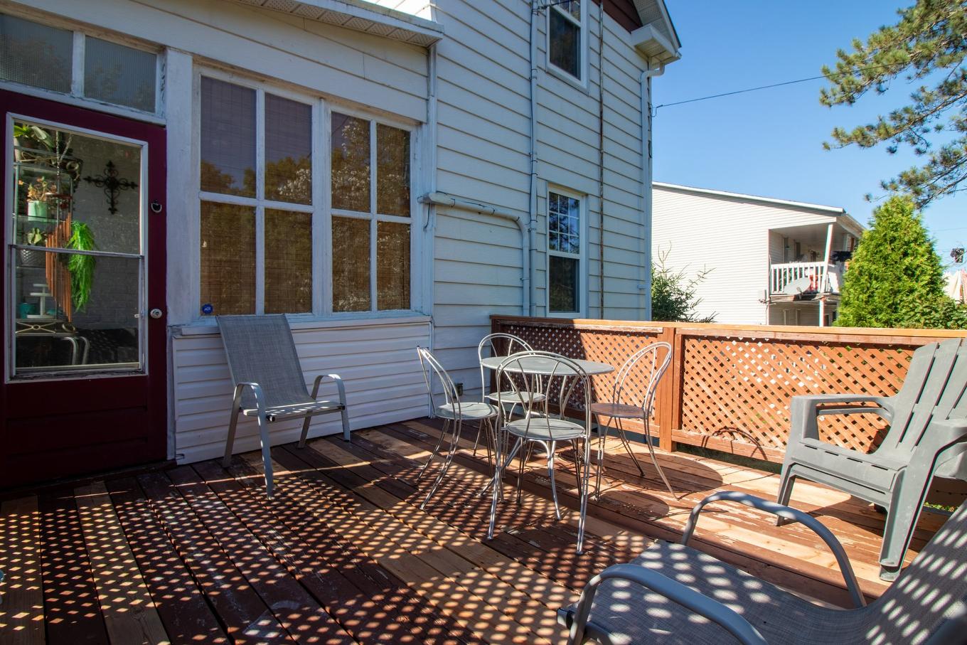 Patio - 245 5E Avenue, Shawinigan, QC - Outdoor With Deck Patio Veranda With Exterior