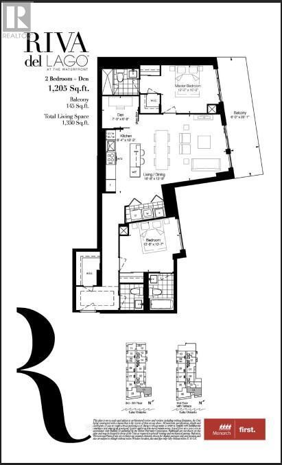 Floorplan - 304 - 110 Marine Parade Drive, Toronto, ON - Other