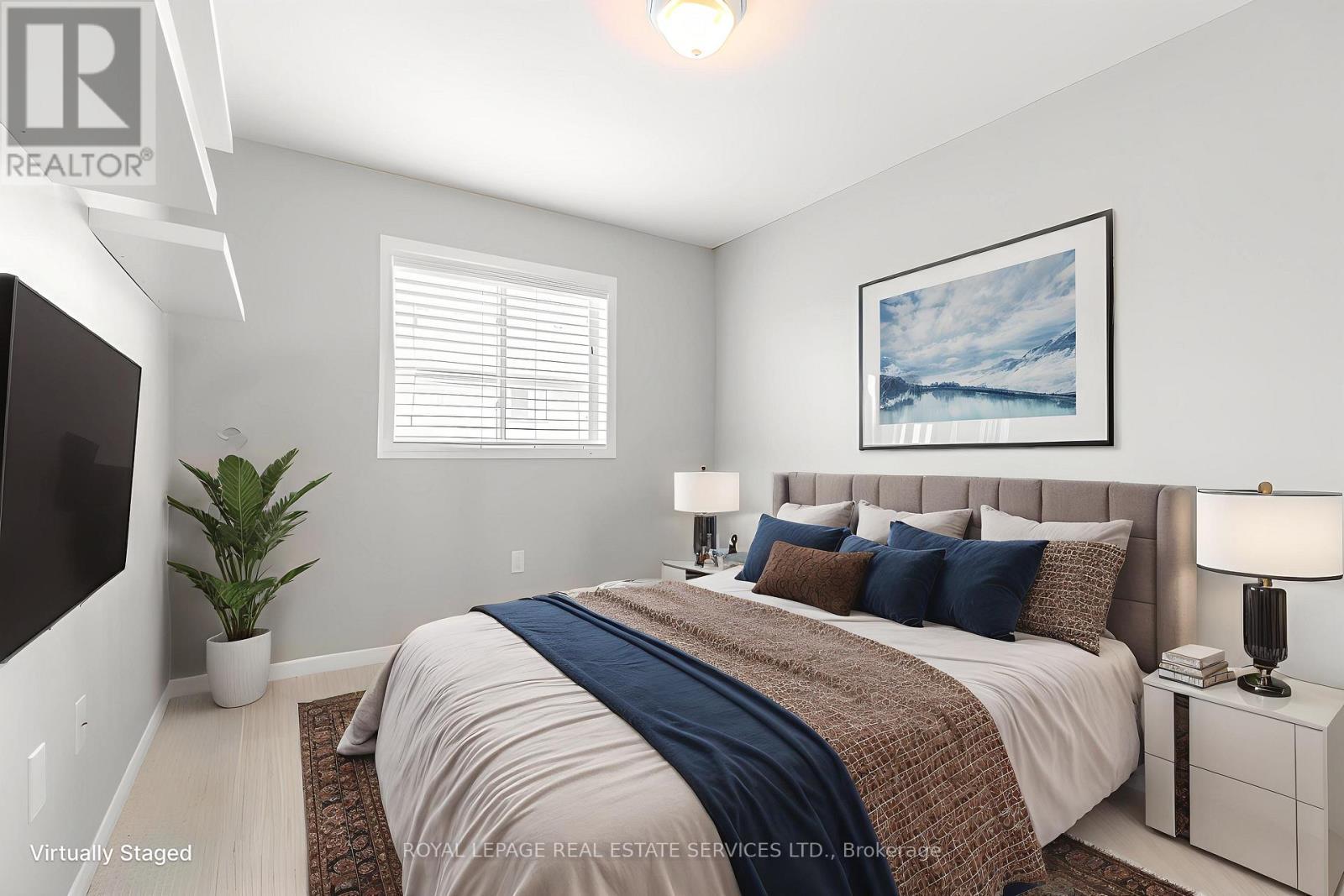 Virtually Staged - 41 - 170 Palacebeach Trail, Hamilton, ON - Indoor Photo Showing Bedroom
