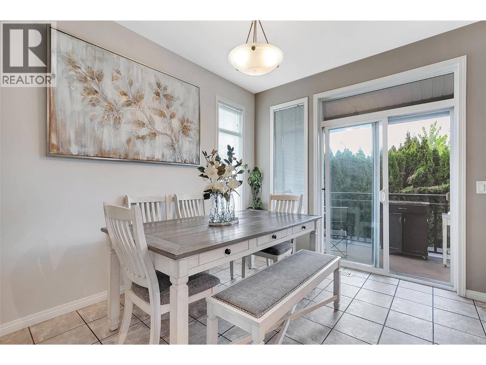 105 Mccurdy Road E, Kelowna, BC - Indoor Photo Showing Dining Room