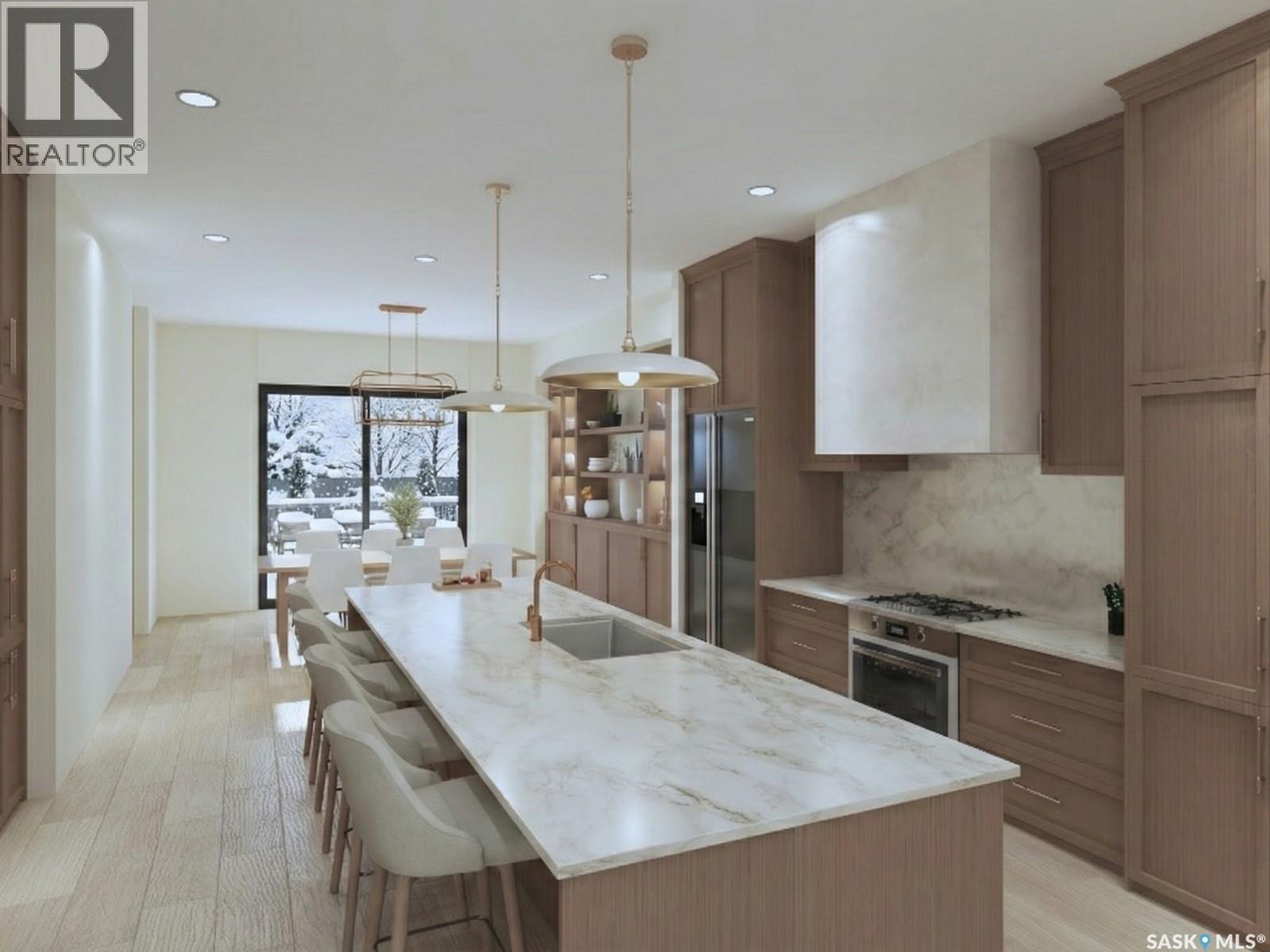 709 Lansdowne Avenue, Saskatoon, SK - Indoor Photo Showing Kitchen With Upgraded Kitchen