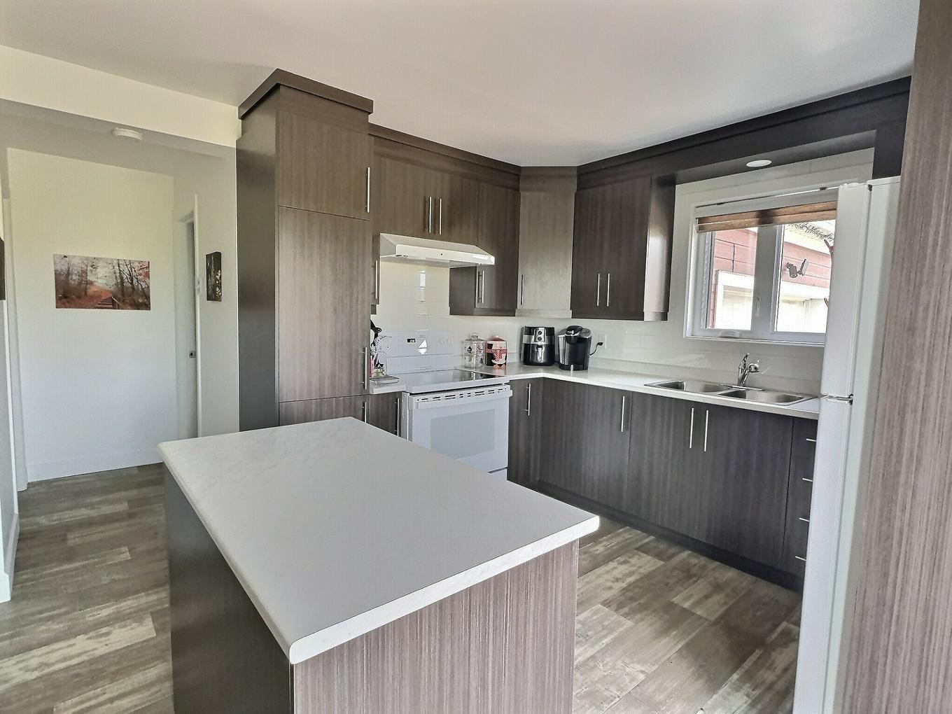 Kitchen - 144 Ch. Marcoux, Les Îles-De-La-Madeleine, QC - Indoor Photo Showing Kitchen With Double Sink