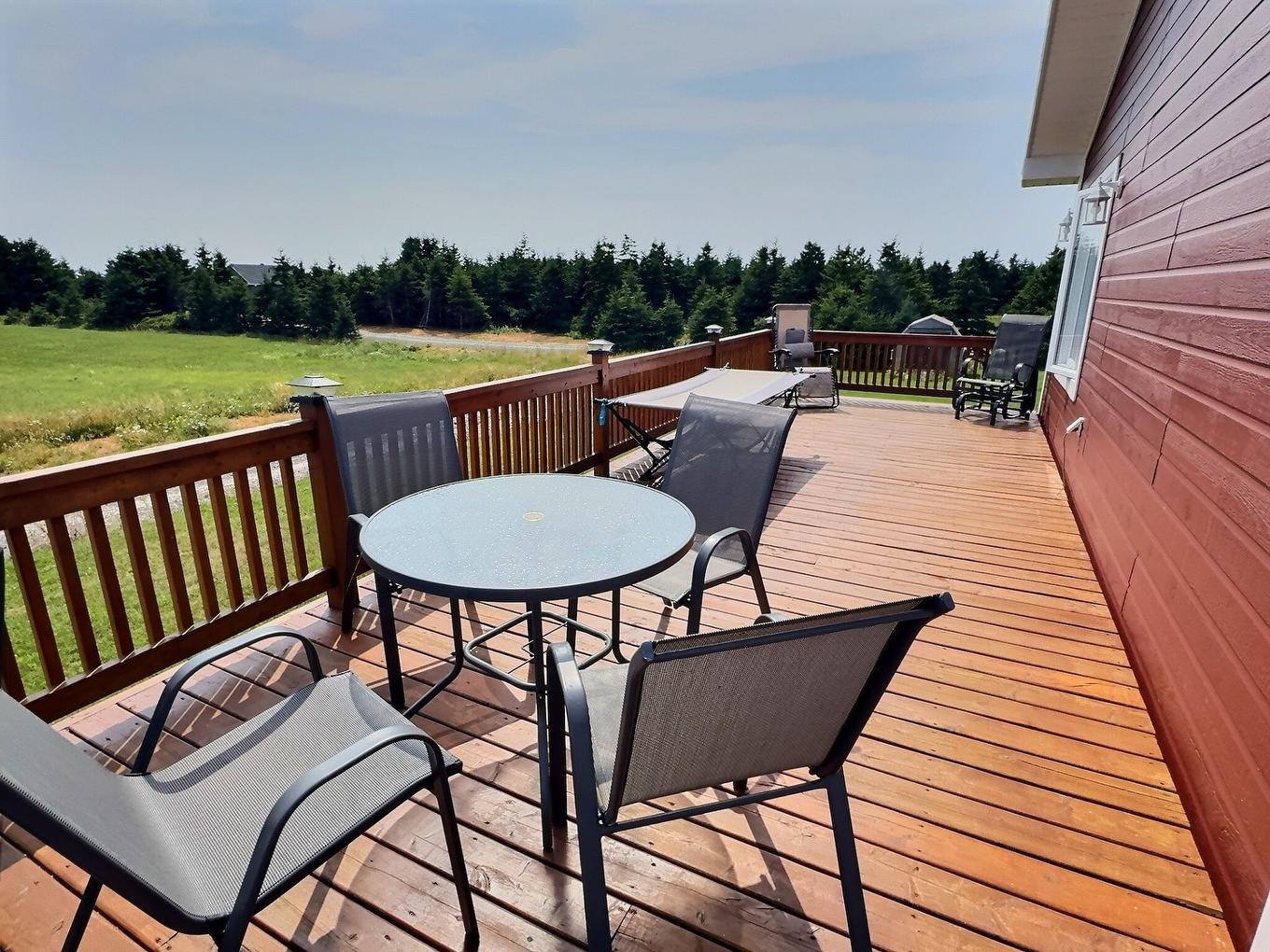 Balcony - 144 Ch. Marcoux, Les Îles-De-La-Madeleine, QC - Outdoor With Exterior