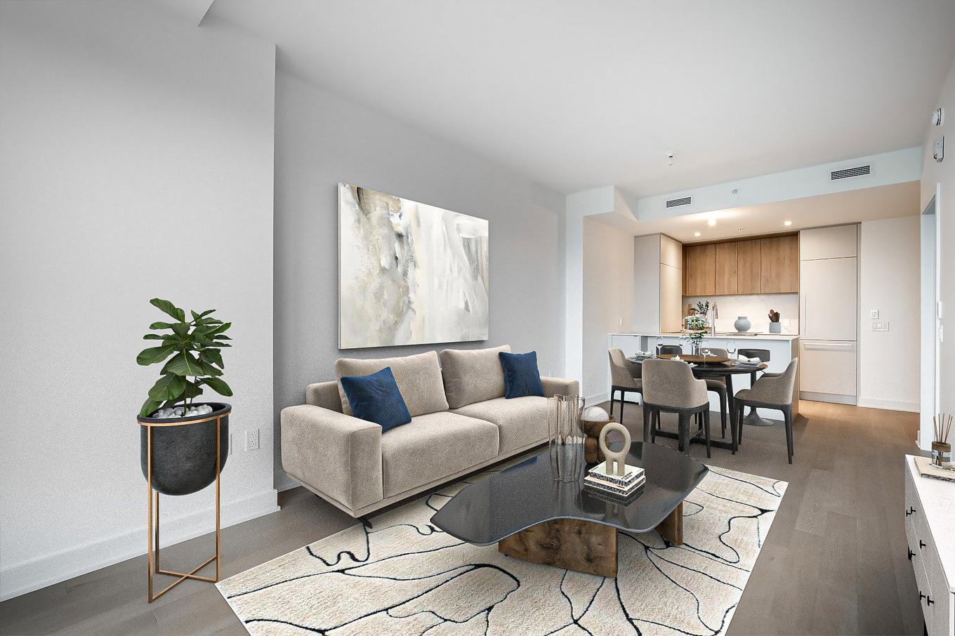 Overall view - 404-399 Rue De La Rotonde, Montréal (Verdun/Île-Des-Soeurs), QC - Indoor Photo Showing Living Room