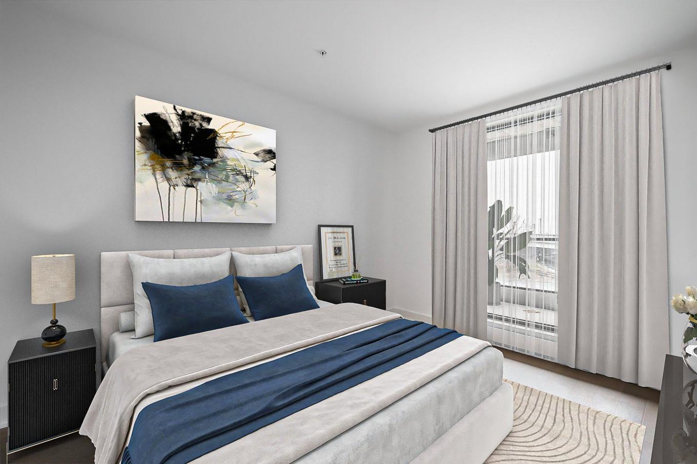 Bedroom - 404-399 Rue De La Rotonde, Montréal (Verdun/Île-Des-Soeurs), QC - Indoor Photo Showing Bedroom