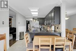 Eating area off kitchen -