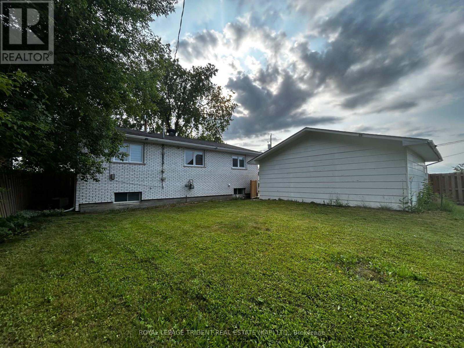 view of property from backyard - 14 Niagara Street W, Kapuskasing, ON - Outdoor