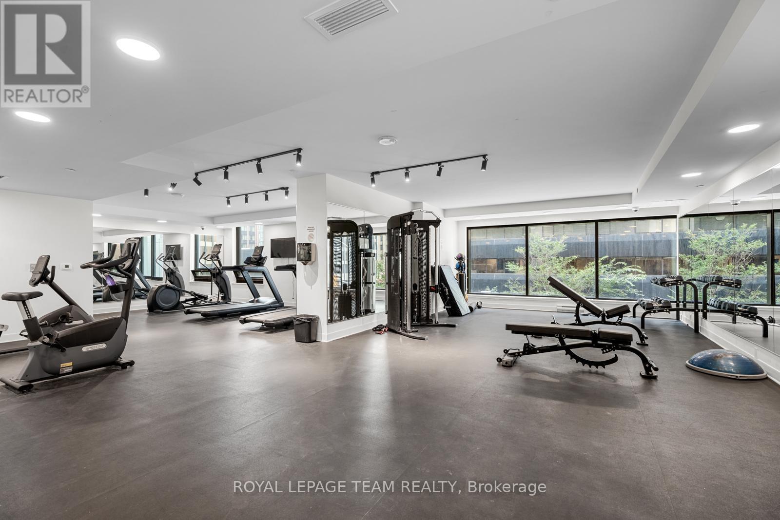 2704 - 340 Queen Street, Ottawa, ON - Indoor Photo Showing Gym Room