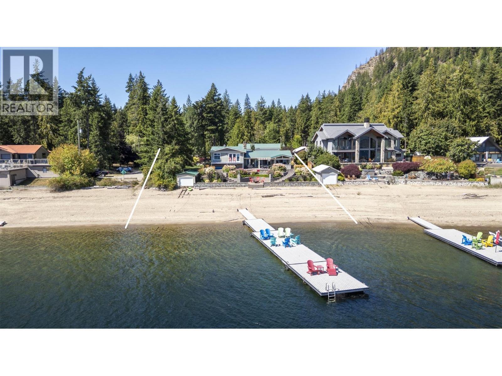 4243 Saratoga Road, Scotch Creek, BC - Outdoor With Body Of Water