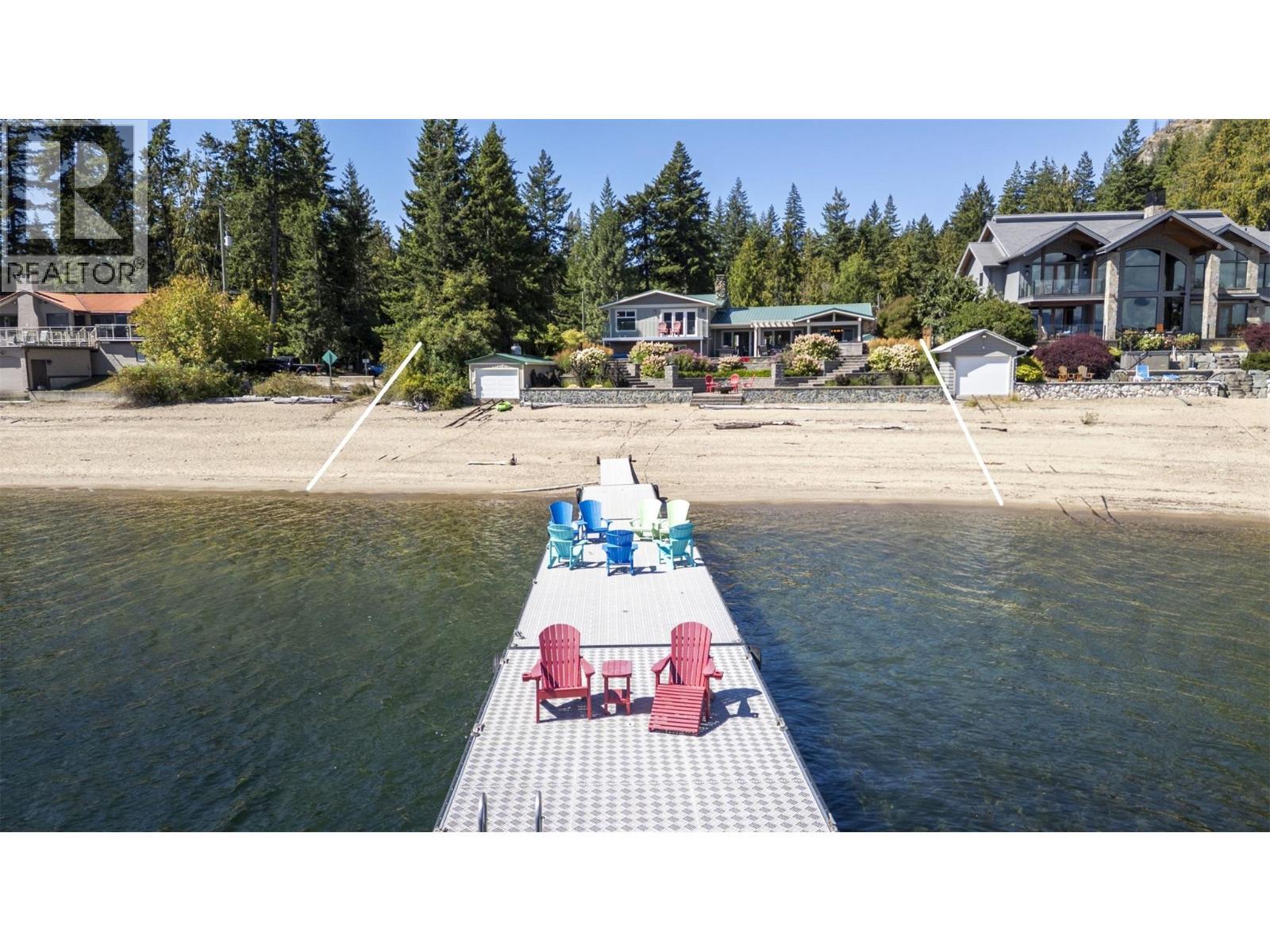 4243 Saratoga Road, Scotch Creek, BC - Outdoor With Body Of Water