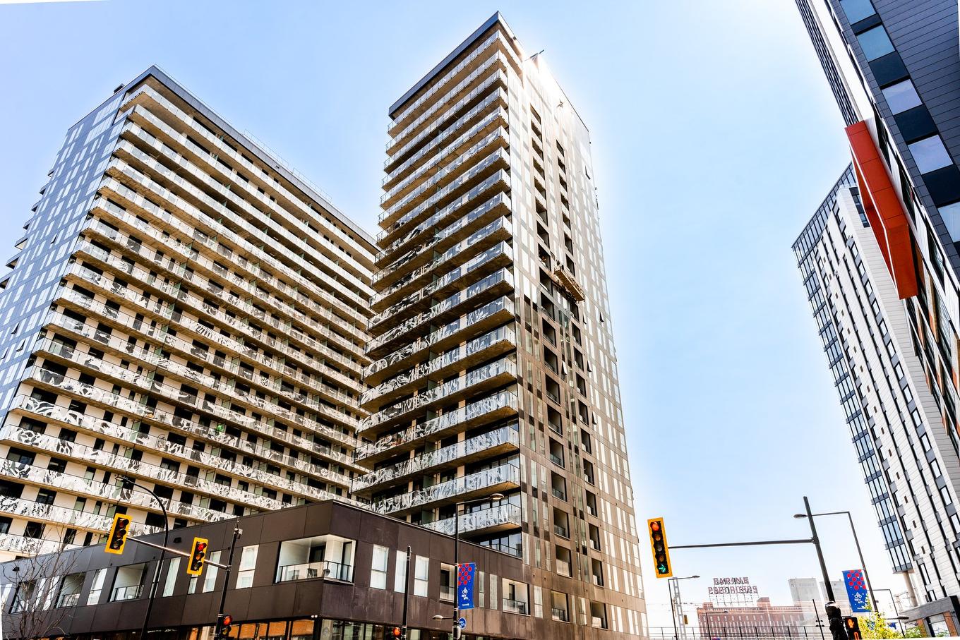 Extérieur - 1861-101 Rue Peel, Montréal (Le Sud-Ouest), QC - Outdoor With Balcony With Facade