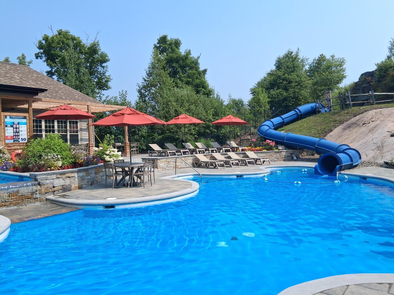 Pool - 3-166 Rue Du Mont-Plaisant, Mont-Tremblant, QC - Outdoor With In Ground Pool With Backyard